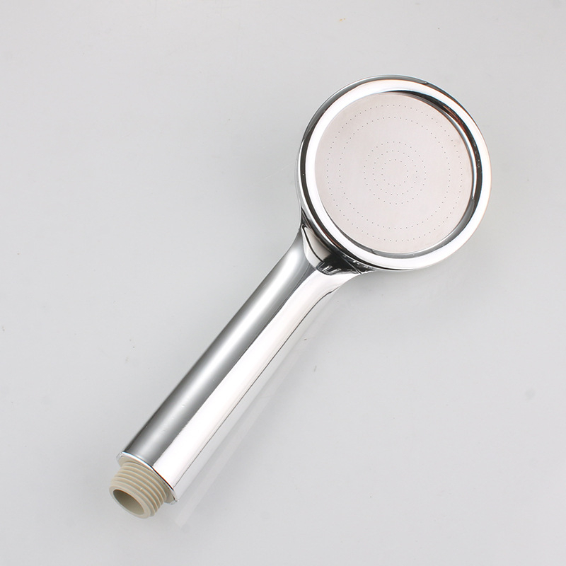 Tay sen, vòi hoa sen tăng áp nhựa ABS tròn mỏng, dùng được 2 đường nước nóng lạnh