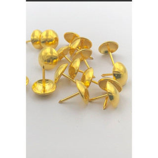 Set 100 pcs đinh dù, đinh tán trang trí, đinh tán đồng sofa cổ điển, nút đinh ghim phong cách cổ điển