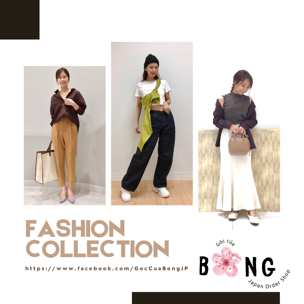 Áo sơ mi trơn, màu hot trend, tay dài, dáng oversized - Áo sơ mi nữ GU Nhật - Mã 343519