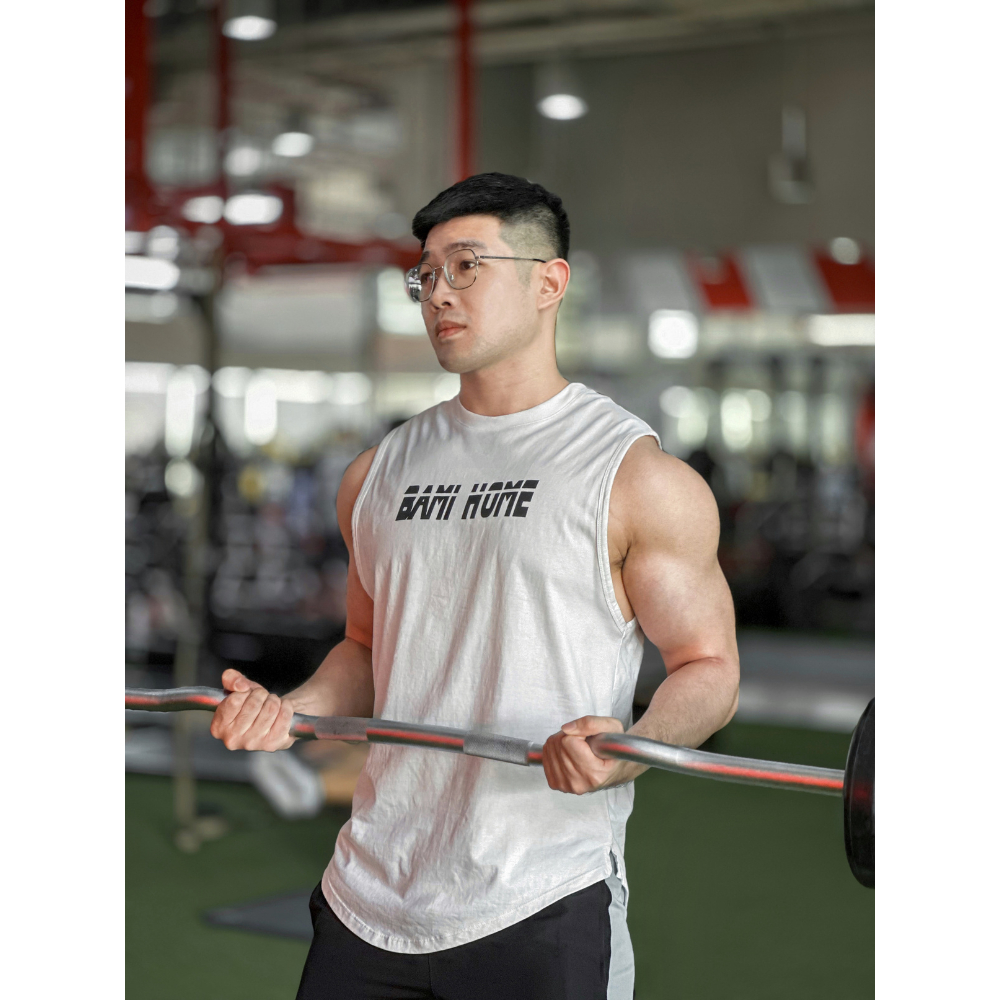 Áo ba lỗ nam thun COTTON BAMIHOME Áo thun nam 3 lỗ Tanktop sát nách thể thao chất vải co dãn mềm mịn tập gym ATT04