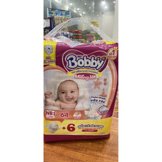 Miếng lót sơ sinh Bobby newborn 64 miếng