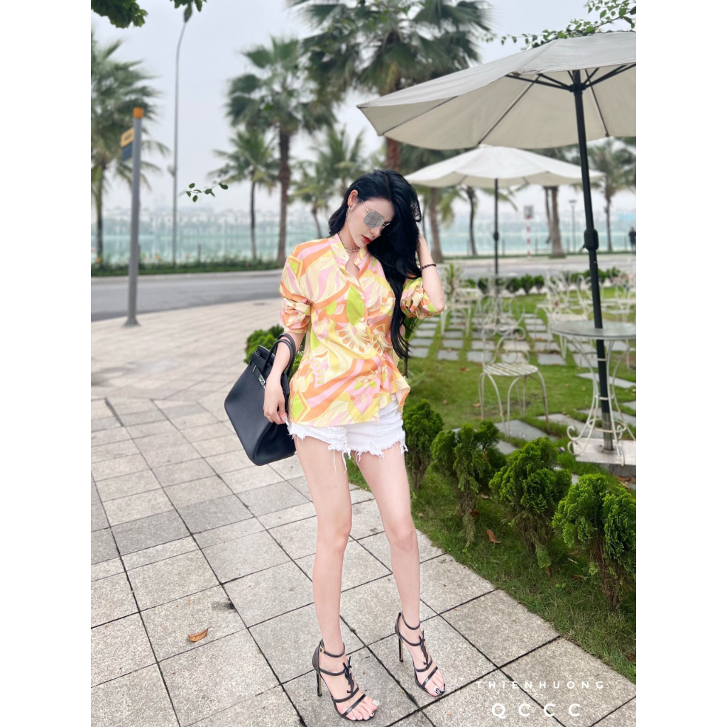 Áo sơ mi lụa ZARA dài tay