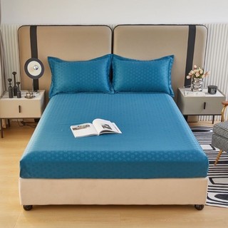 SÉT GA GỐI PHI LỤA VÂN CHÌM 3 MÓN(gồm 1 ga 2 vỏ gối)