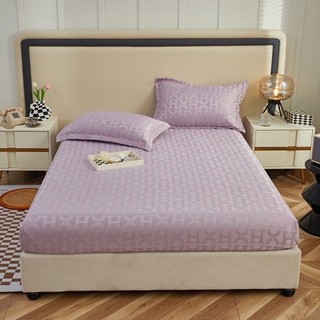 SÉT GA GỐI PHI LỤA VÂN CHÌM 3 MÓN(gồm 1 ga 2 vỏ gối)
