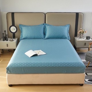 SÉT GA GỐI PHI LỤA VÂN CHÌM 3 MÓN(gồm 1 ga 2 vỏ gối)