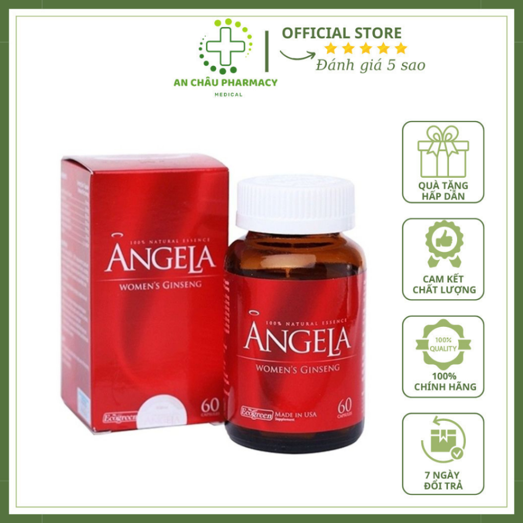 Sâm Angela Gold (Hộp 60 Viên) Chính Hãng