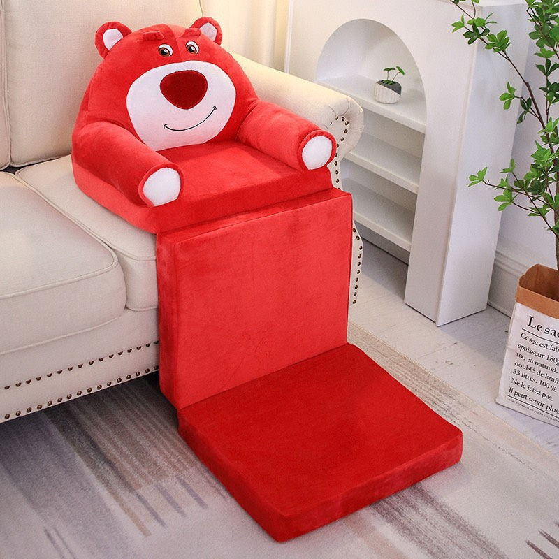 Sofa Giường - Ghế Lười Đệm Ghế Hình Thú Cho Bé 3 Tầng Cao Cấp