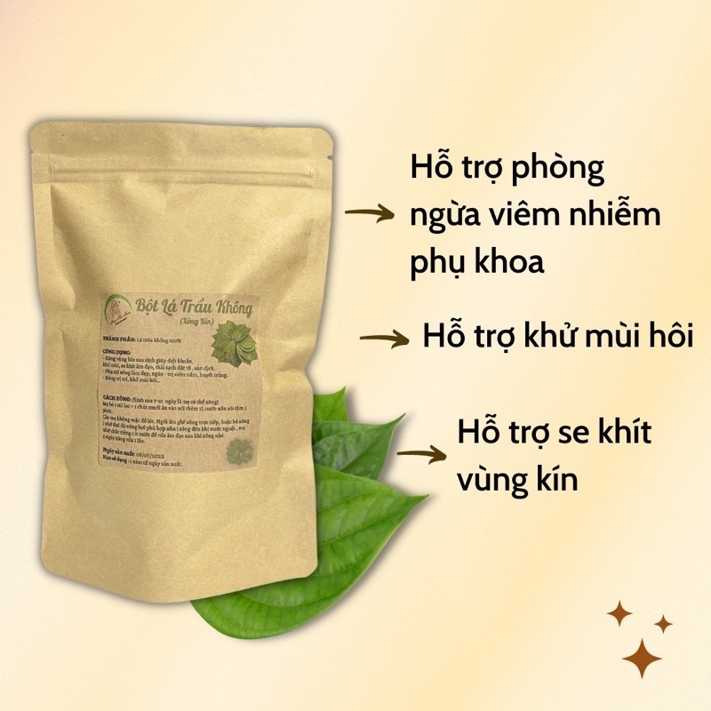 BỘT LÁ TRẦU KHÔNG ( dạng túi lọc)