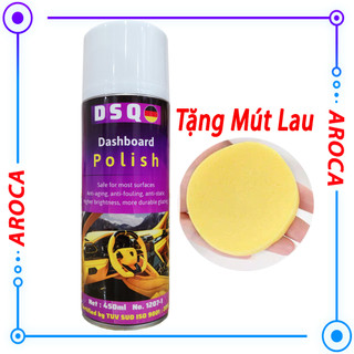 [ Tặng Mút ] Chai Xịt Phục Hồi Nhựa Nhám Đen - Bảo vệ nhựa nhám - Làm Mới Ghế Da DSQ hương Coffee