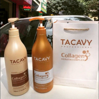  Cặp Dầu Gội Xả TACAVY 1000ml | Giảm Gãy Rụng Phục Hồi Tóc Hư Tổn Khô Xơ | Hàng Chính Hãng 