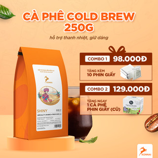  Gói 0.25kg Cold brew Arabica đặc sản Sơn La tặng 1 hộp phin giấy ( Deluxe hoặc Supreme )