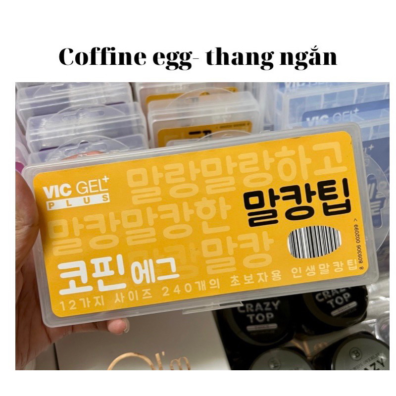 Vicgel - Móng up Thang ngắn ( Coffin egg )