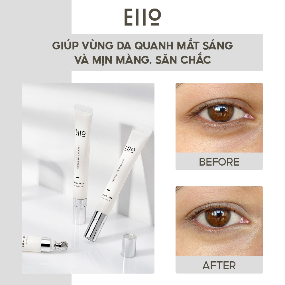Kem Dưỡng Giảm Quầng Thâm Mắt EIIO Intensive Essence Eye Cream 25ml