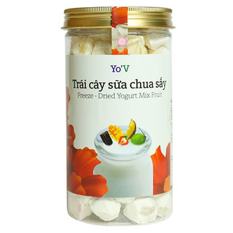 Sữa Chua Sấy YOV Vinamit Vị Trái Cây Chuối/Xoài/Dâu/Sầu Riêng
