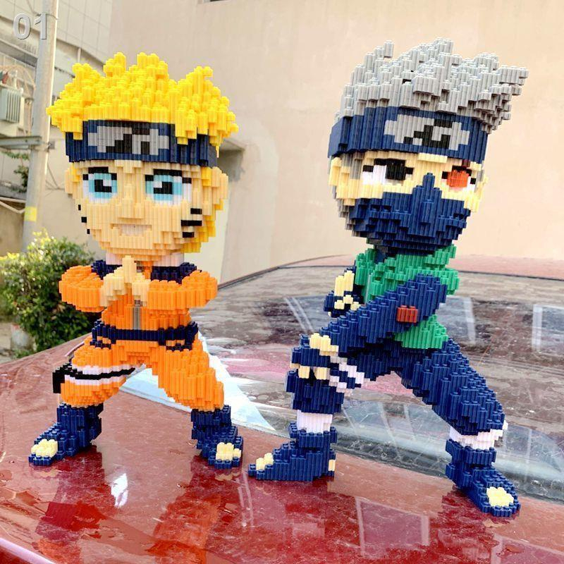 Đồ chơi mô hình lắp ráp 3D hình nhân vật Naruto, Sasuke,  Kakashi,  Jilaiya Size Lớn