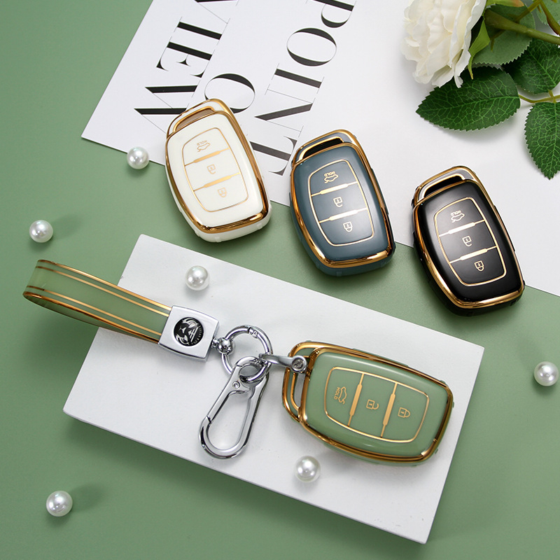 Ốp chìa khóa TPU xe ô tô HYUNDAI Accent, Tucson, i10, Elantra phiên bản chìa thông minh