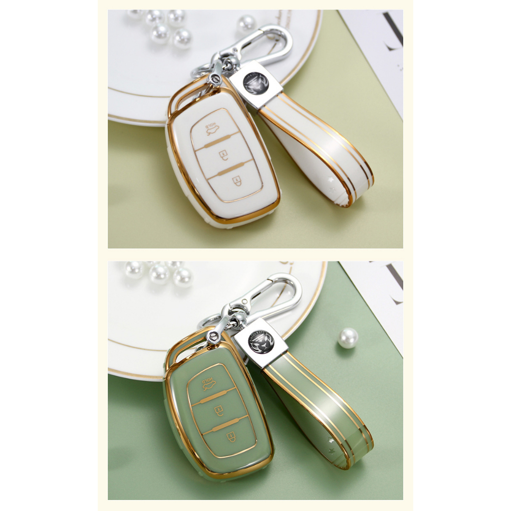 Ốp chìa khóa TPU xe ô tô HYUNDAI Accent, Tucson, i10, Elantra phiên bản chìa thông minh