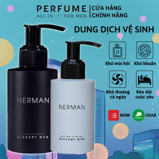 Dung Dịch Vệ Sinh Nam Giới Nerman Elegant Men Intimate Wash Hương Nước Hoa Nam Cao Cấp 100ml/chai - Chính Hãng