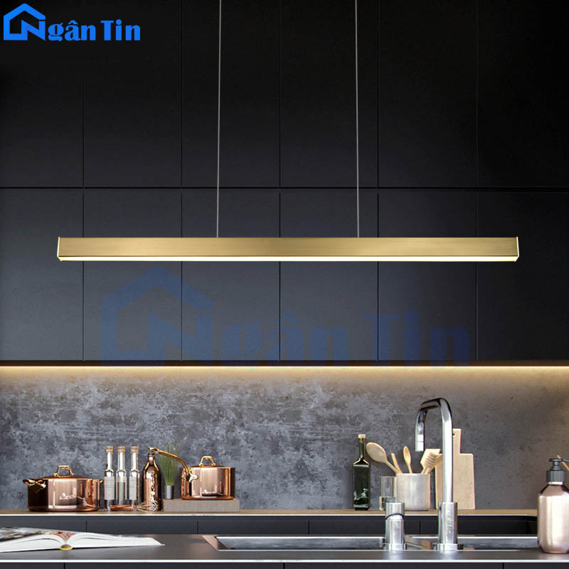 Đèn thả trần tích hợp Led trang trí phòng khách phòng ăn Led 3 chế độ màu THD7056 Ngân Tin