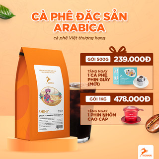  Gói 500g Arabica đặc sản Sơn La tặng 1 Cà phê phin giấy mới ( Canny hoặc Confident )