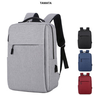 Balo laptop chống sốc, ba lô đeo vai chất liệu vải sợi nilon polyeste dùng cho học sinh thời trang nam nữ - TAMATA