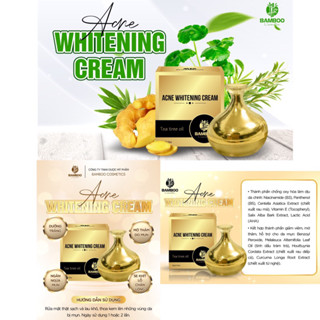 🎋Chính Hãng-Có HoảTốc🎋Kem Giảm Mụn Thâm BAMBOO Tặng SRM Hoa Gạo-hiệu quả cải thiện sau 1hộp