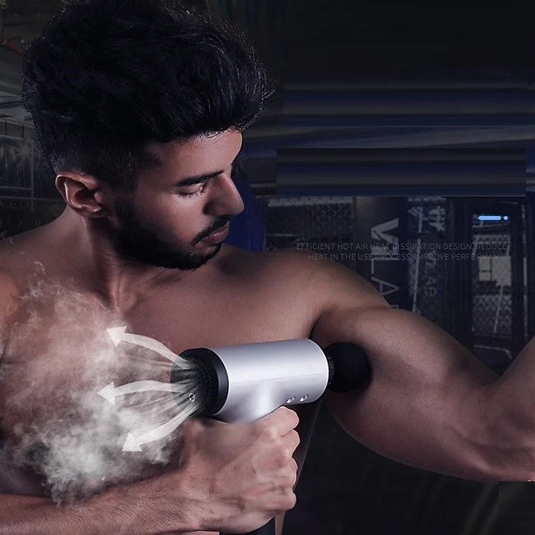 Máy Massage Cầm Tay Cao Cấp 4 Đầu 6 Chế Độ - Máy Đấm Lưng Hỗ Trợ Mát Xa Chuyên Sâu, Giảm Đau Cơ, Cứng Khớp - Chính Hãng