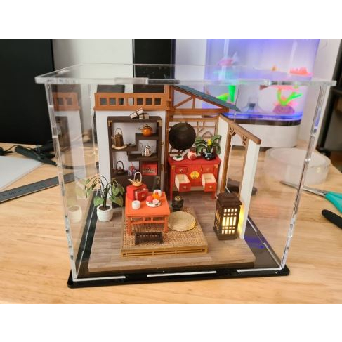 hộp lắp ghép các loại trưng bày mô hình chống bụi 25x25x25