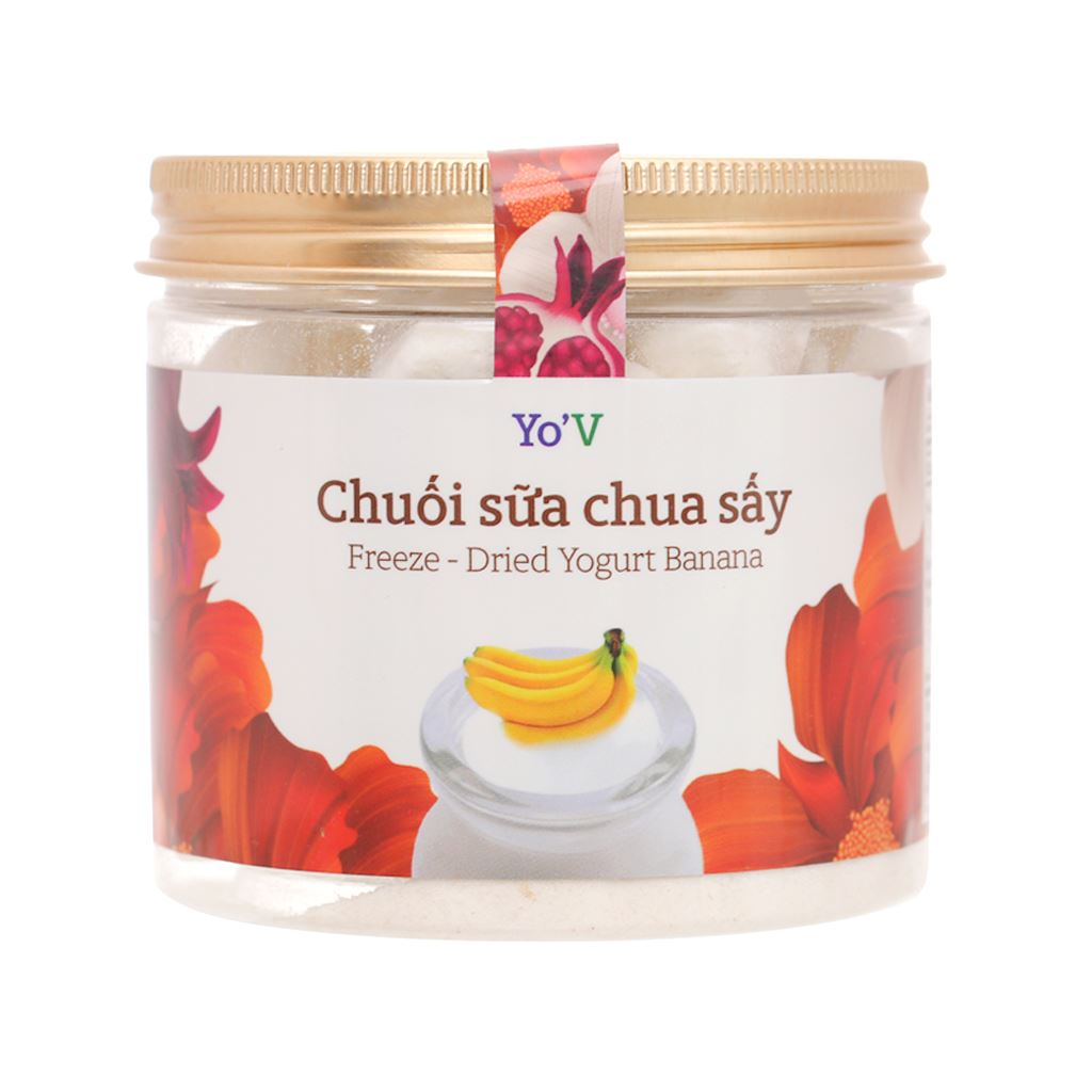Sữa Chua Sấy YOV Vinamit Vị Trái Cây Chuối/Xoài/Dâu/Sầu Riêng