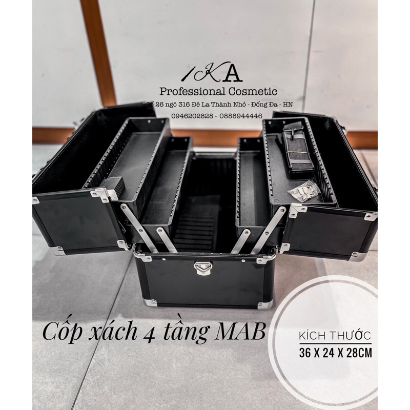 Cốp xách 4 tầng MAB siêu bền