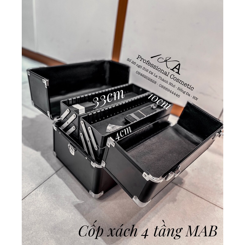 Cốp xách 4 tầng MAB siêu bền