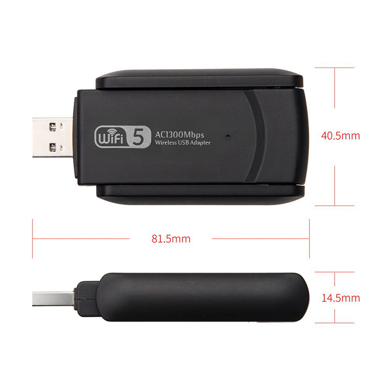 USB thu wifi 2 râu chuẩn AC 1300Mbps - PK95 | BigBuy360 - bigbuy360.vn