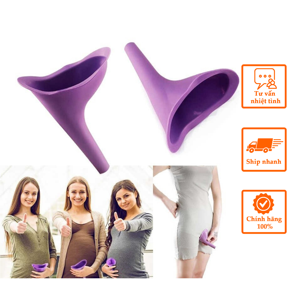 Phễu Silicon Y Tế Hỗ trợ Tiểu Đứng cho Phụ nữ khi đi du lịch, Người già, Phụ nữ Mang Thai