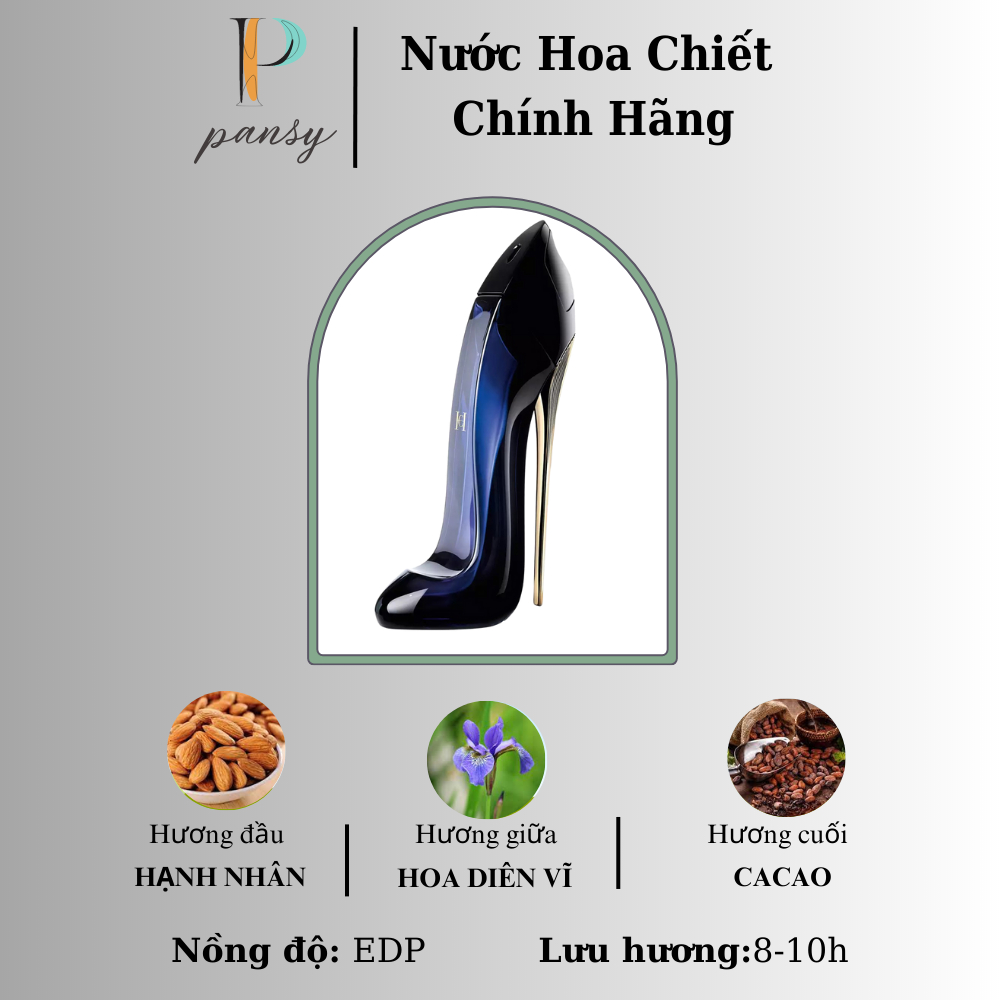 Nước hoa chiết cho nữ Good Girl Carolina Herrera, ngọt ngào trầm lắng mẫu thử 10m - Pansy Shop | BigBuy360 - bigbuy360.vn