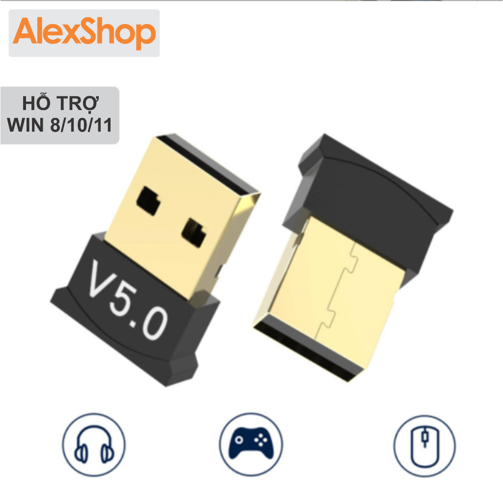 USB Bluetooth 5.0 Dành cho PC hoặc Laptop Nhỏ Gọn Công Suất Cao