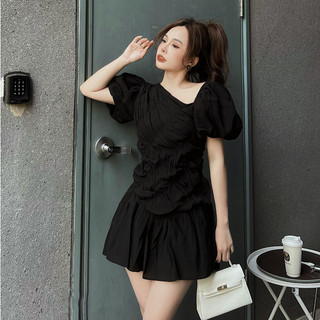 Đầm dúm thân tay bồng xinh - LS