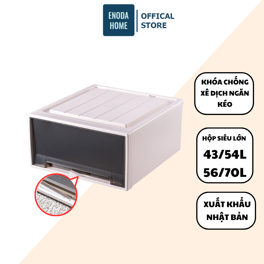 Hộp Ngăn Kéo Đựng Quần Áo, Hộp Đựng Quần Áo Có Chốt Khóa Mặt Trước, Hàng Xuất Khẩu Nhật Bản Q006