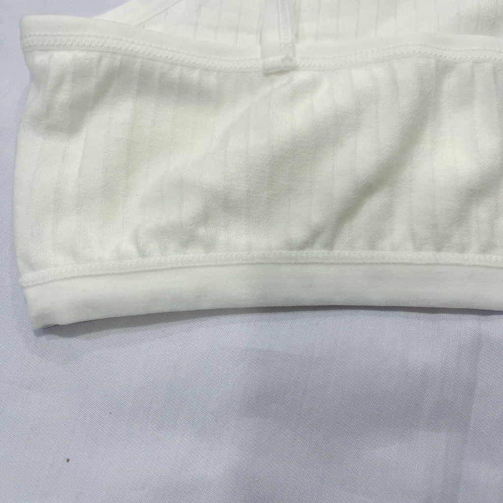 Áo lá học sinh cotton 2 dây 2 lớp SDA1024 cho bé gái mới lớn dậy thì cấp 1, cấp 2, cấp 3 mềm mịn thoáng mát