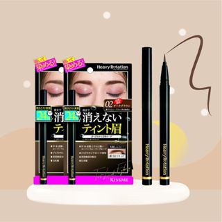 Bút kẻ lông mày dạng nước Kissme Heroin chống trôi, siêu bền màu (2 màu)