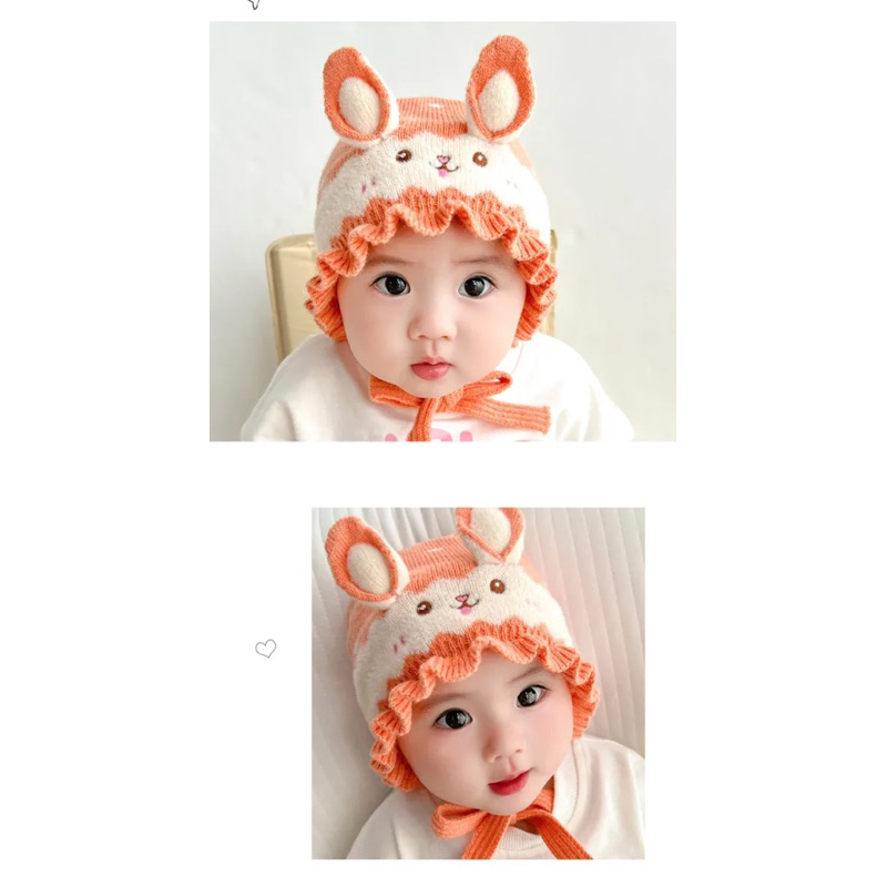 Mũ Len Dệt Kim Hình Hoạt Hình Cho Bé