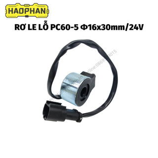 Rơ le lỗ pc60-5 φ16x30mm/24v dùng cho xe tải, máy xúc, xe trọng tải lớn