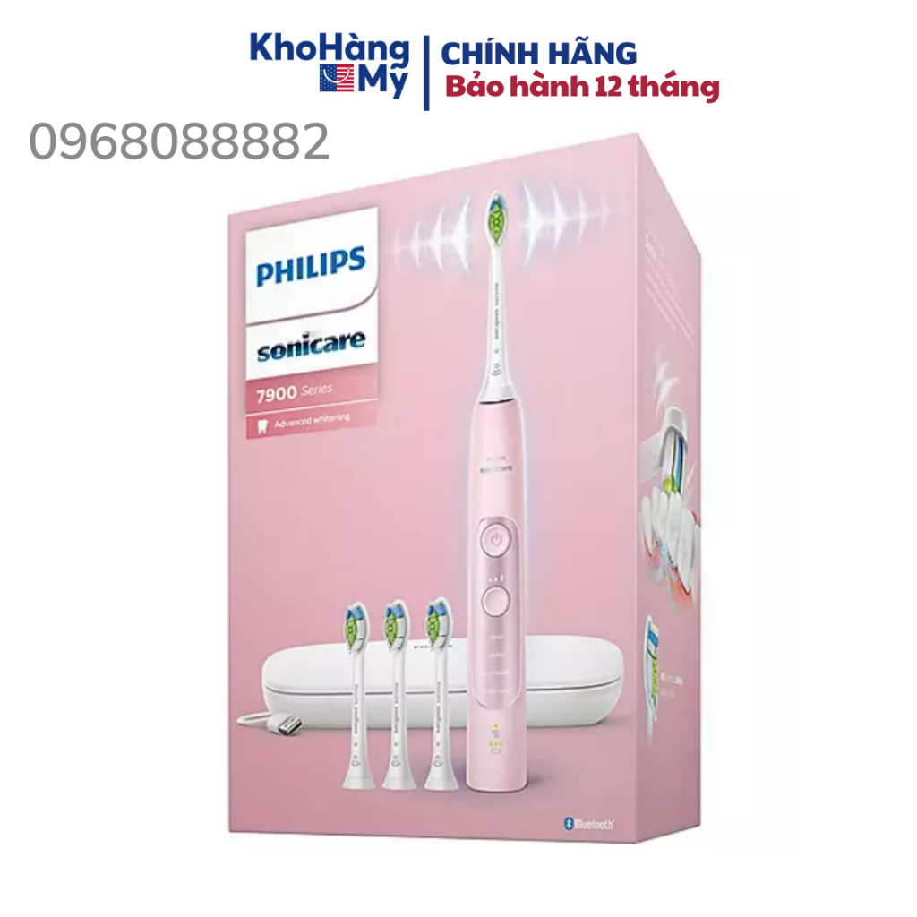 Bàn chải điện sóng âm Philips Sonicare 7900 - 4 chế độ chải, 4 đầu chả