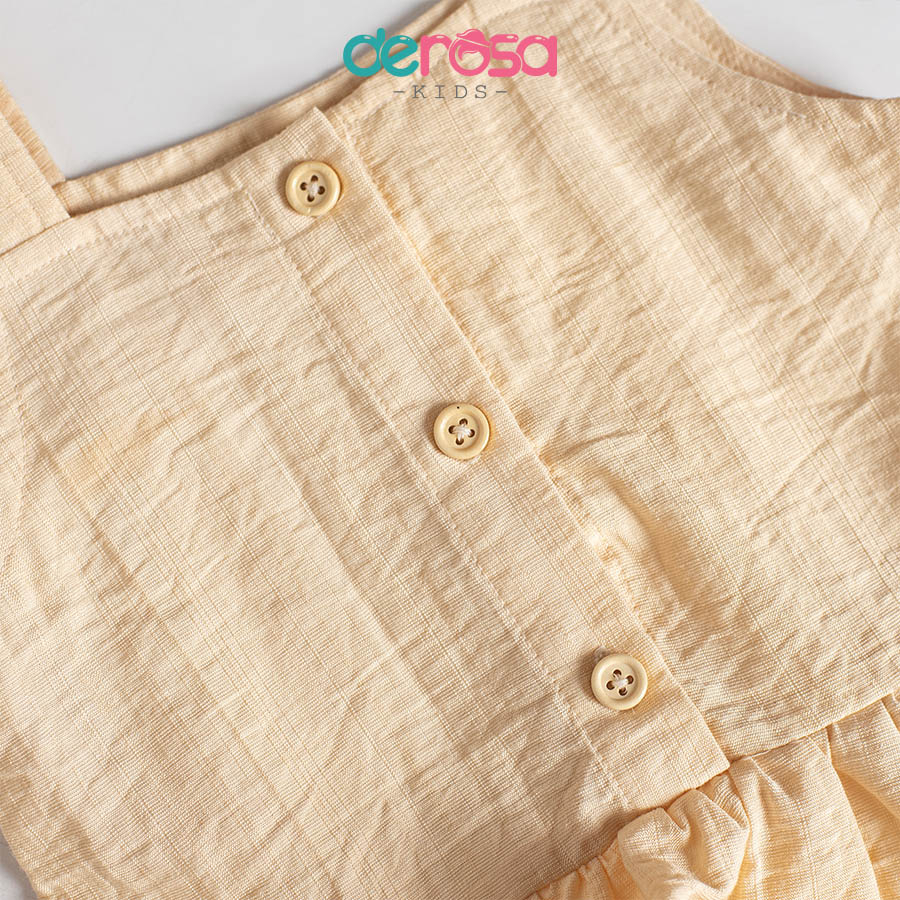 Bộ quần áo hai dây bé gái Derosa Kids đồ bộ mùa hè cho bé từ 6 đên 24 tháng DSB23-093B