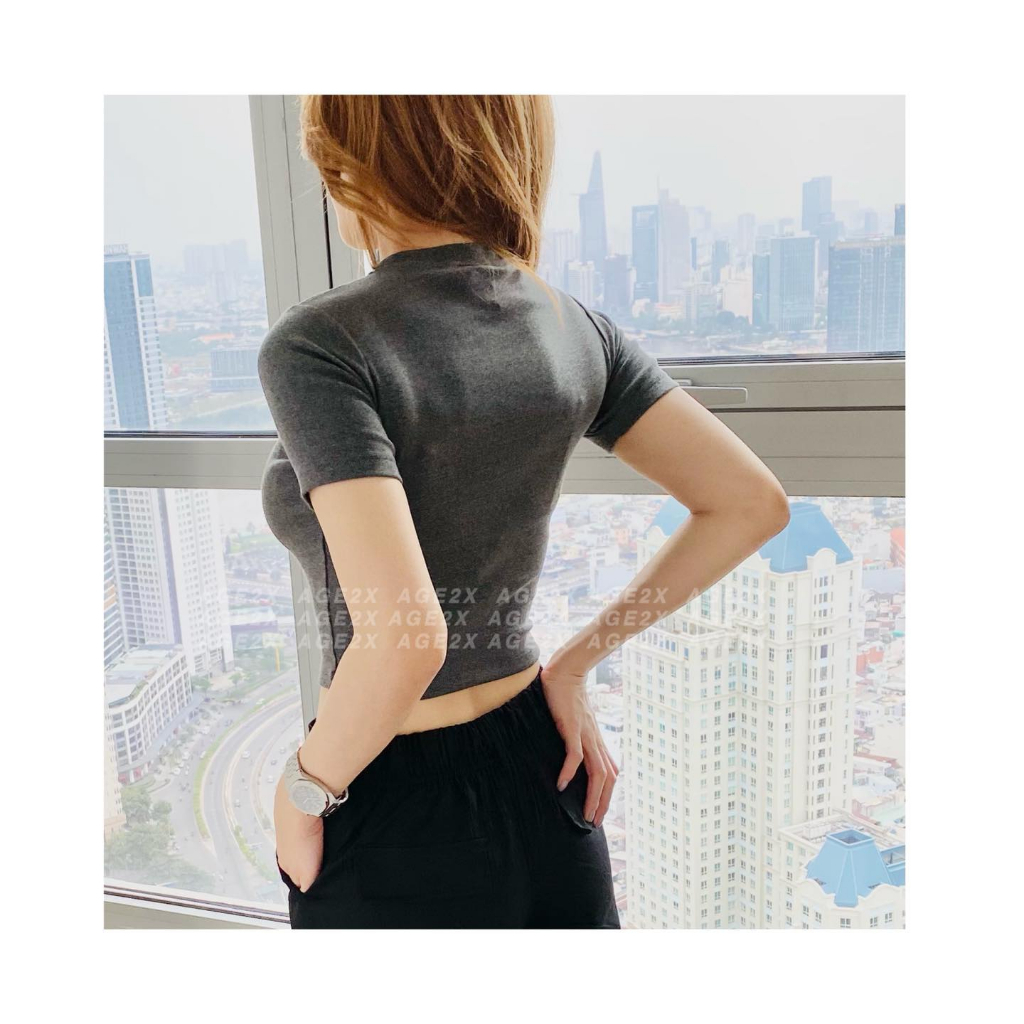 Áo croptop Body Baby Tee  AGE2X chính hãng VNXK