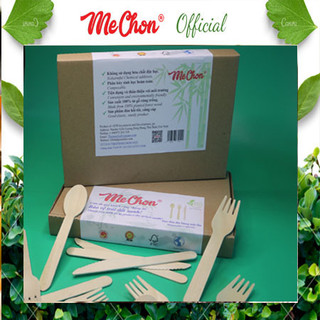 Bộ dao thìa dĩa bằng Gỗ Mechon