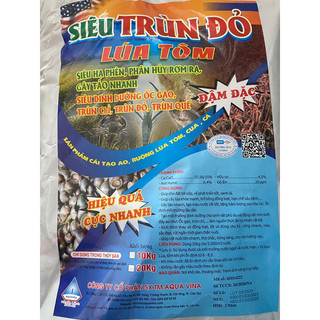 Siêu trùn đỏ lúa tôm, tạo thức ăn tự nhiên, hạ phèn, gây tảo gói 5kg