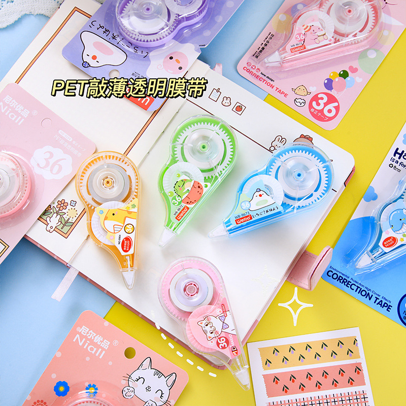 Bút xóa kéo hoạt hình động vật Lonita viết xóa kéo mini cute BX01