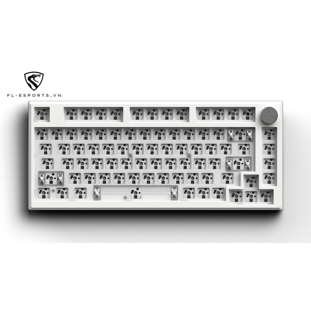 KIT Bàn Phím Cơ Không Dây FL-Esports MK750 3 Mode / 2.4Ghz / Wireless / Type C - Hàng Chính Hãng