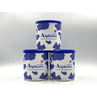 Hàng Móp Sale Rẻ - Combo 3 lon sữa đặc có đường Premium Alphana 1kg/lon, giàu vitamin, thơm béo, nắp khui tiện lợi