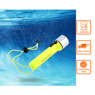 Đèn Pin lặn Biển Chống Thấm Nước Flash Light Dùng Cho Du Lịch/ Thợ Lặn Độ Sáng Cao Trong Môi Trường